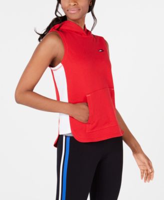 tommy hilfiger sleeveless hoodie