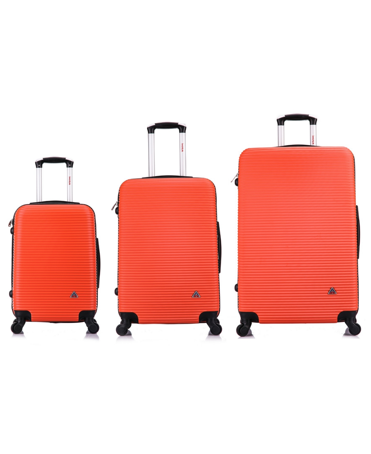 Royal 3-Pc. Lightweight Hardside Spinner Luggage Set - Orange