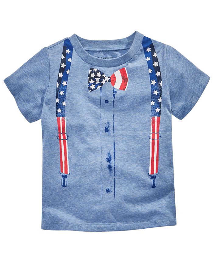 First Impressions Toddler Boys Patriotic T-Shirt, Created for Macy's ...