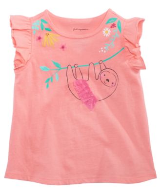 First Impressions - Toddler Girls Stripes & Hearts Tunic
