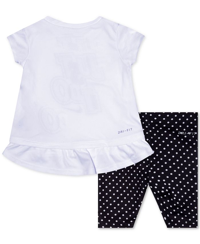 Nike Baby Girls 2-Pc. Dri-FIT Tunic & Capri Set - Macy's