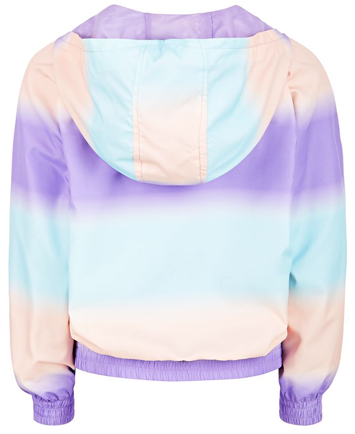 Ideology Big Girls Ombré-Print Hooded Jacket, Created for Macy's - Macy's