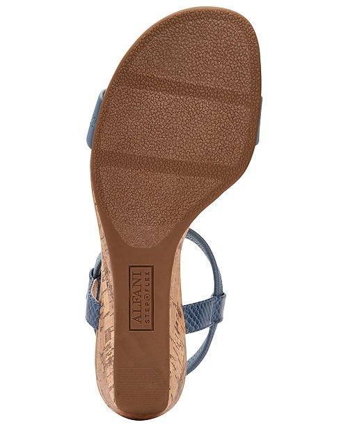 Alfani Women S Step N Flex Voyage Wedge Sandals Created For Macy S Reviews Sandals Flip Flops Shoes Macy S