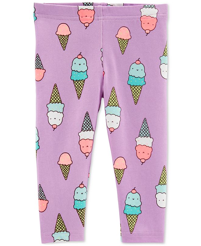 Baby girl cream leggings clearance