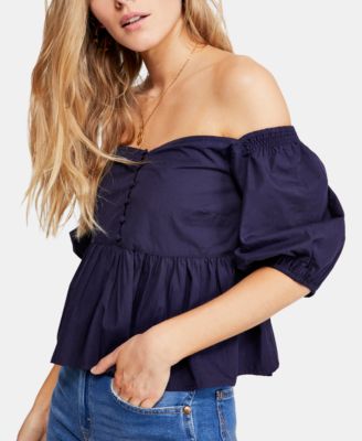 Free People - Puff-Sleeve Top