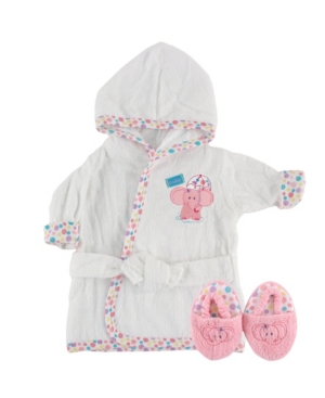 Luvable Friends Bath Robe with Slippers 0-9 Months