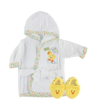 Luvable Friends Bath Robe with Slippers 0-9 Months