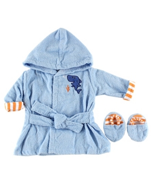 Luvable Friends Bath Robe with Slippers 0-9 Months