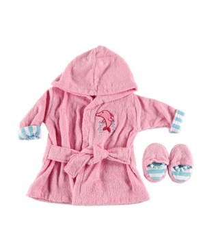 Luvable Friends Bath Robe with Slippers 0-9 Months