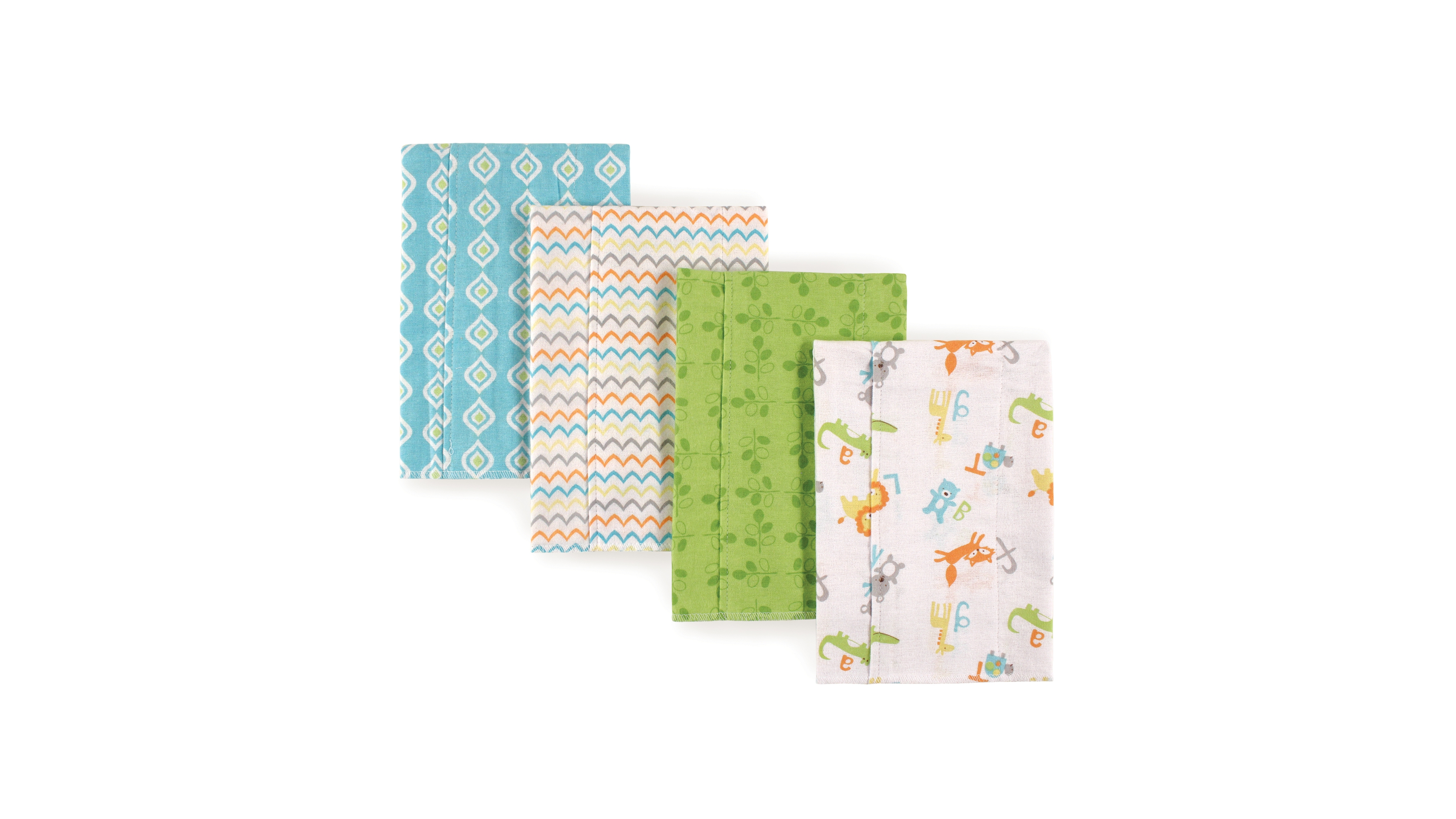Luvable Friends Girls Cozy Cotton Flannel Shoulder Guards