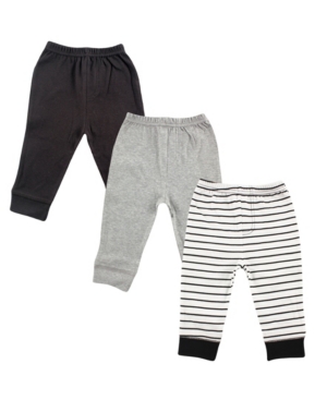 Luvable Friends Toddler Girl and Boy Stripe Pants Pack of 3