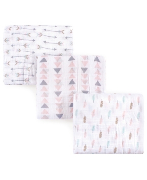 Luvable Friends Muslin Swaddle Blankets 3-Pack