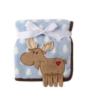 image of Hudson Baby Coral Fleece 3-d Animal Blanket, One Size