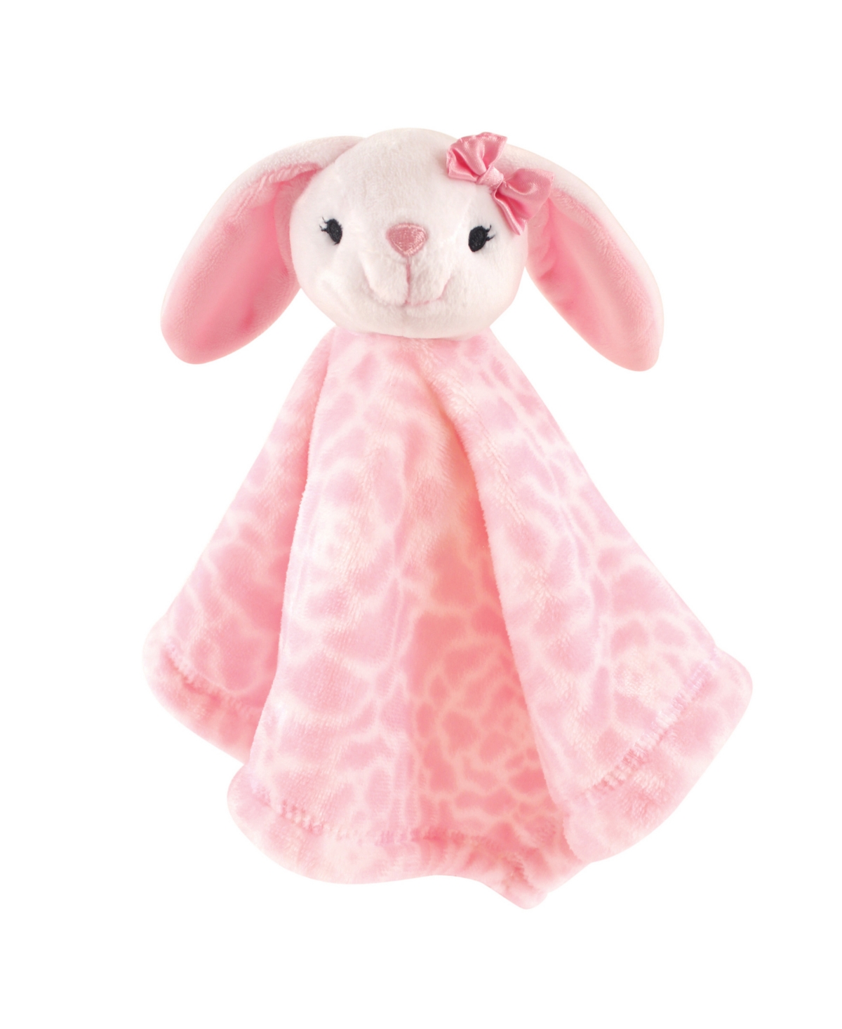 Hudson Baby Girls Animal Face Security Blanket - Bunny