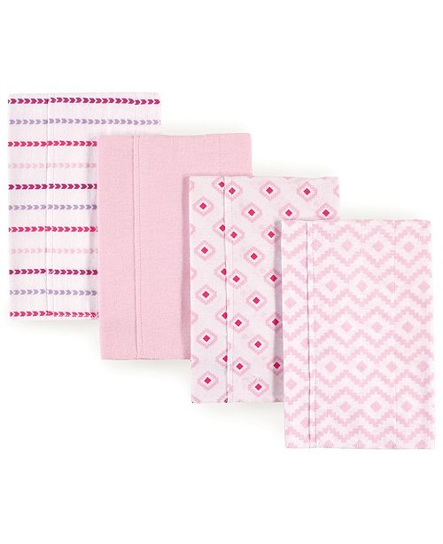 Hudson Baby Flannel Burp Cloth 4 Pack One Size Reviews All Kids Accessories Kids Macy S