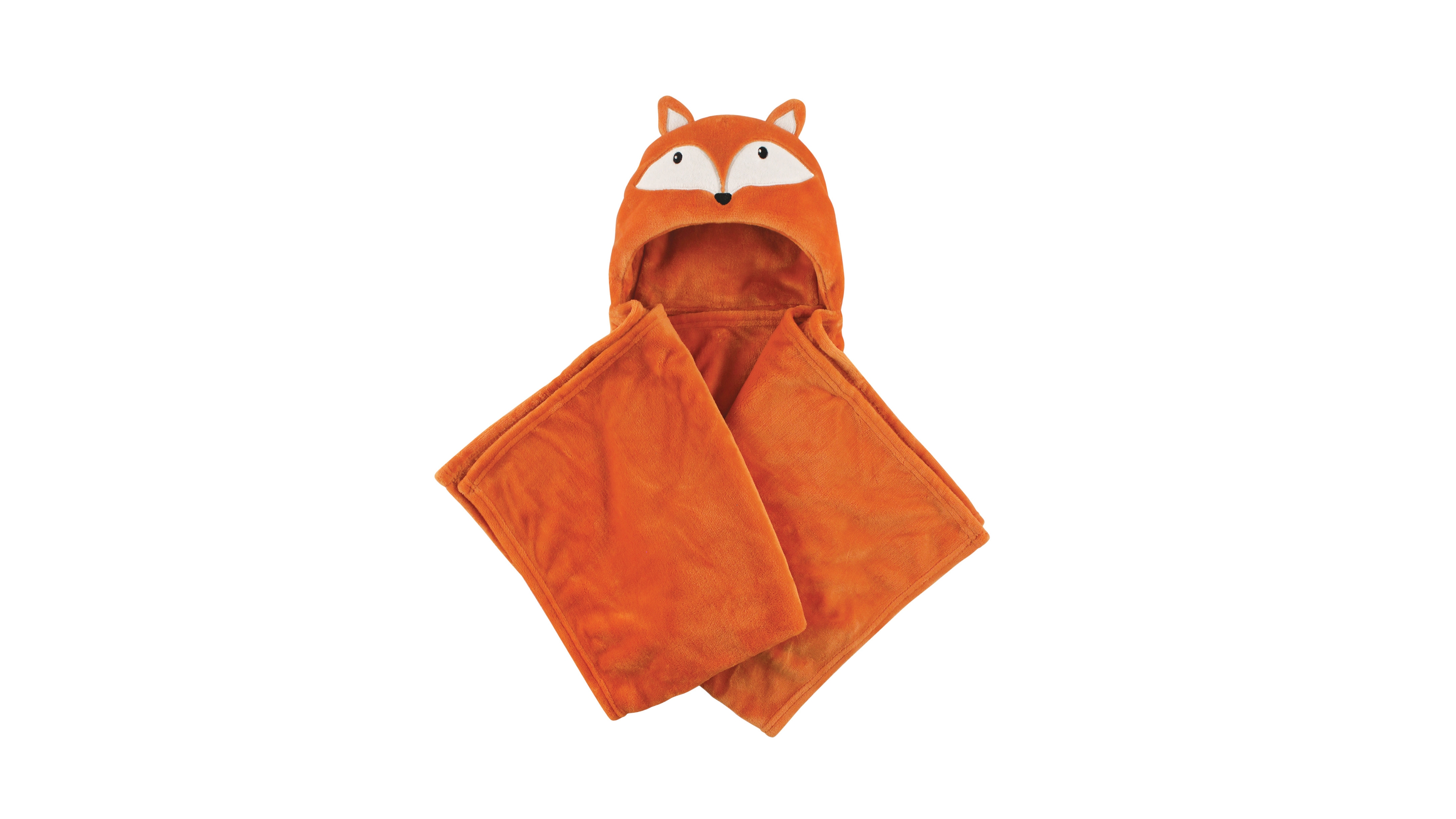 Hudson Baby Boys Cozy Hooded Critter Blanket
