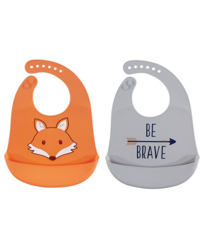 Hudson Baby Silicone Bibs, 2-Pack, One Size & Reviews - All Kids' Accessories - Kids - Macy's