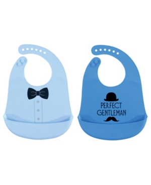 Hudson Baby Silicone Bibs 2-Pack One Size