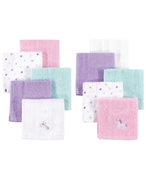 Hudson Baby Woven Terry Washcloths 8-Pack One Size