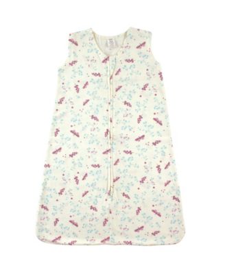 Baby Girls Natural Cotton Sleeveless Wearable Sleeping Bag, Sack, Blanket