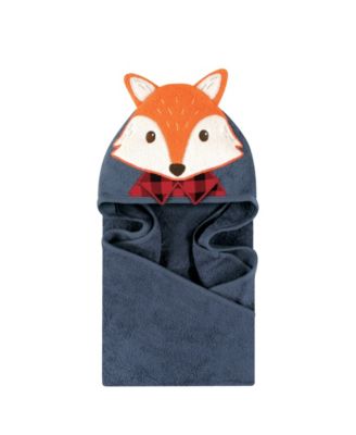Treasure Absorbent Cotton Hooded Towel with Playful Animal Hood