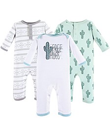 Baby Boys and Girls Cotton Coveralls
