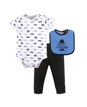 Hudson Baby Bodysuits Pants and Bibs Set 0-12 Months