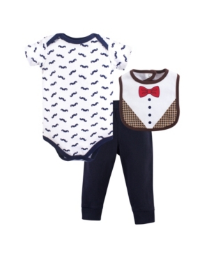Hudson Baby Bodysuits Pants and Bibs Set 0-12 Months