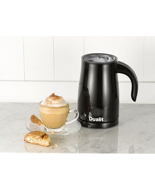 Dualit Black Hot Cold Milk Frother Reviews Coffee Makers Kitchen Macy S