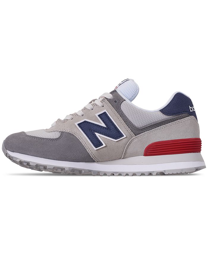 New Balance Men's 574 Varsity Casual Sneakers from Finish Line - Macy's