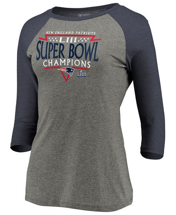 Majestic Women's New England Patriots Super Bowl LIII Championship Classic  Game T-Shirt - Macy's