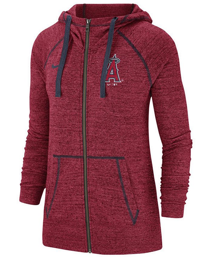 Nike Women's Los Angeles Angels Gym Vintage FullZip Hooded Sweatshirt Macy's
