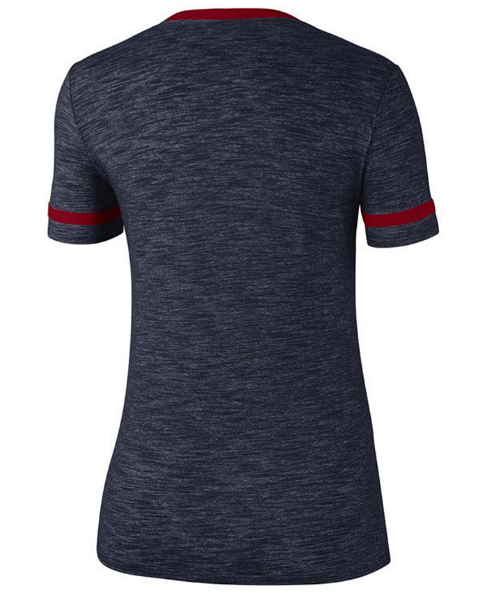 Nike Women's Cleveland Indians Slub Crew Ringer T-Shirt & Reviews ...
