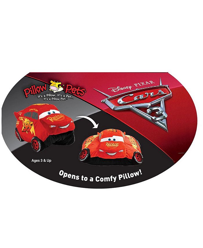 Pillow Pets Disney Cars 3 Lightning McQueen Stuffed Animal Plush Toy
