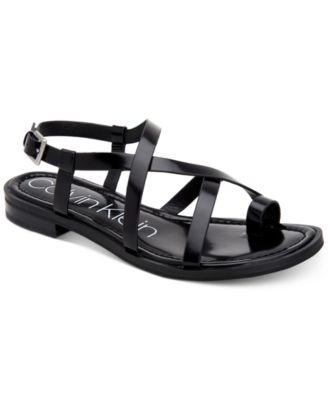 Calvin Klein Women s Tica Flat Sandals Macy s