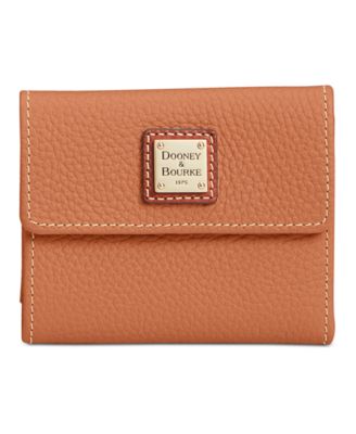 Dooney Bourke Pebble Leather Small Flap Wallet Macy s