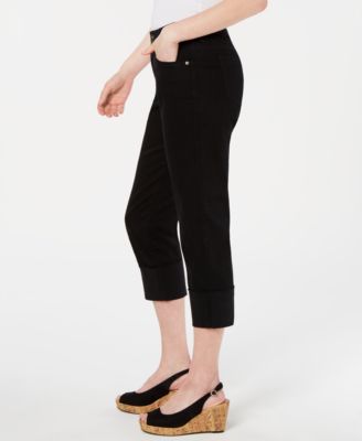 Style \u0026 Co High Cuffed Capri Jeans 