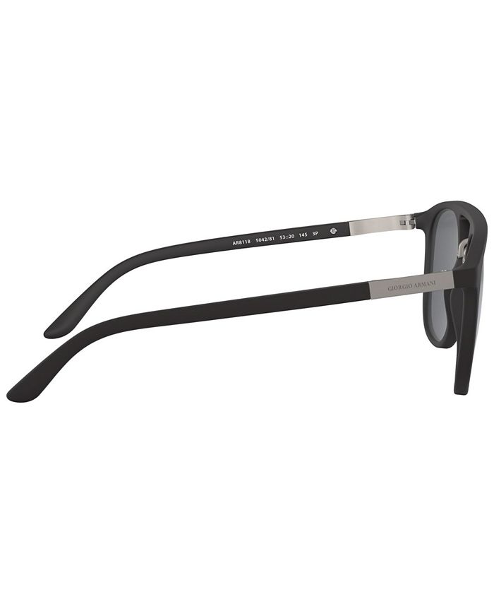 Giorgio Armani Polarized Sunglasses, AR8118 53 - Macy's