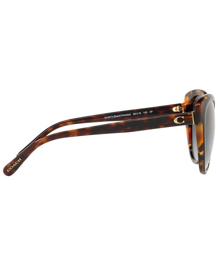 COACH Polarized Sunglasses HC8260 55 L1060 Macy s