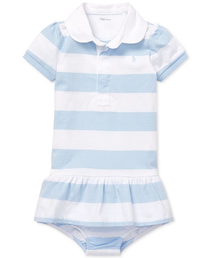 Polo Ralph Lauren Baby Girls Cotton Rugby Dress & Reviews - Dresses ...