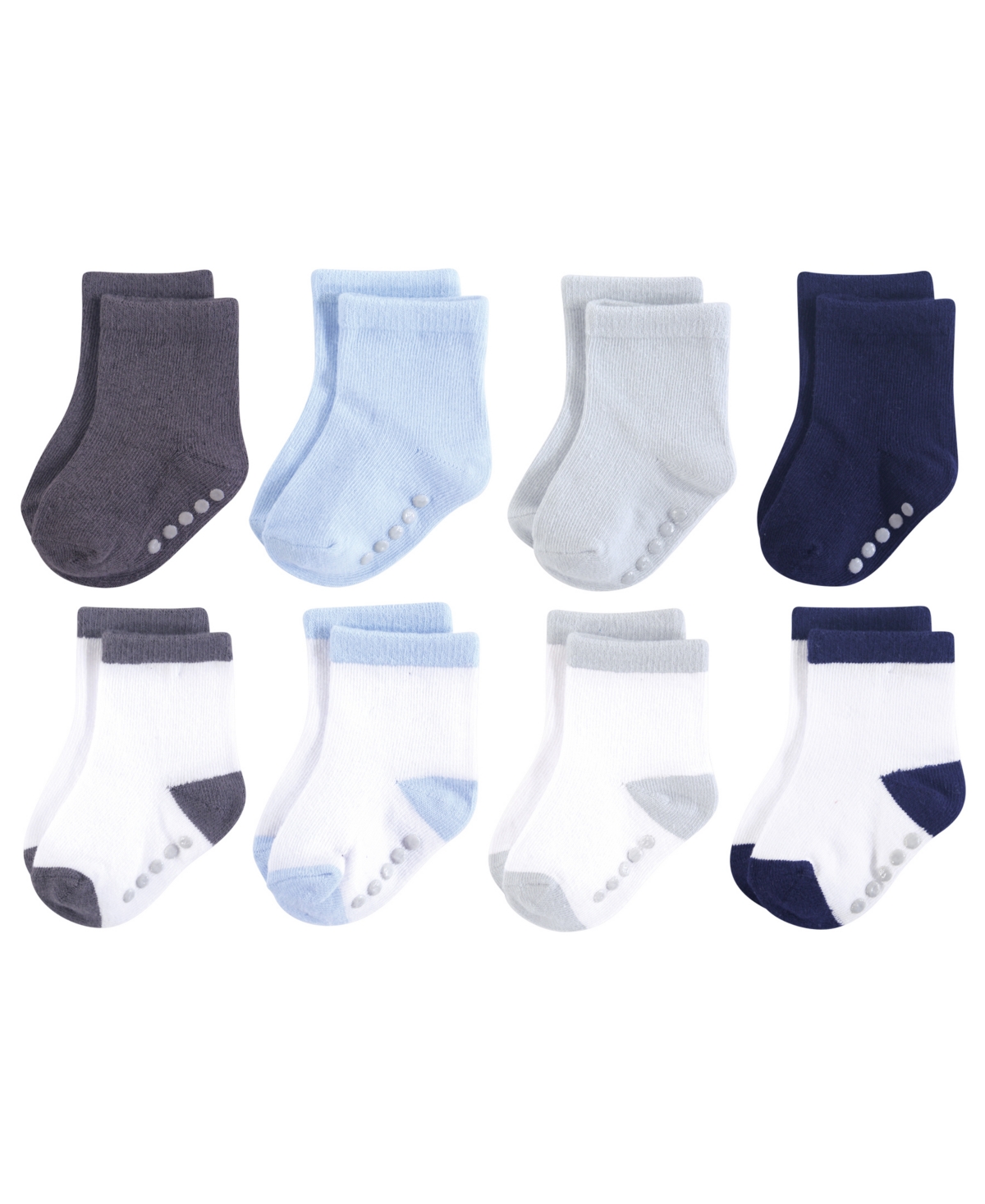 Luvable Friends Baby Boys Crew-Length Sock Collection 8 Pairs