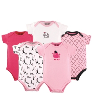 Baby Vision 12-24 Months Unisex Luvable Friends Baby Bodysuits 5-Pack