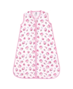 Luvable Friends Unisex Baby Safe Sleep Wearable Sleeping Bags Floral Muslin 1Pack 0-24 Months