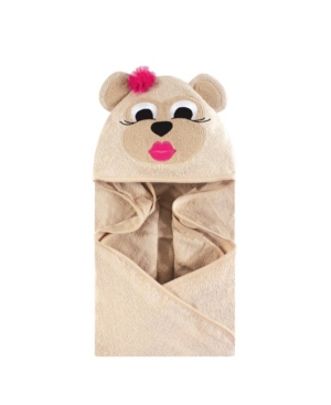 Hudson Baby Baby Girls and Baby Boys Animal Face Hooded Towel 1-Pack