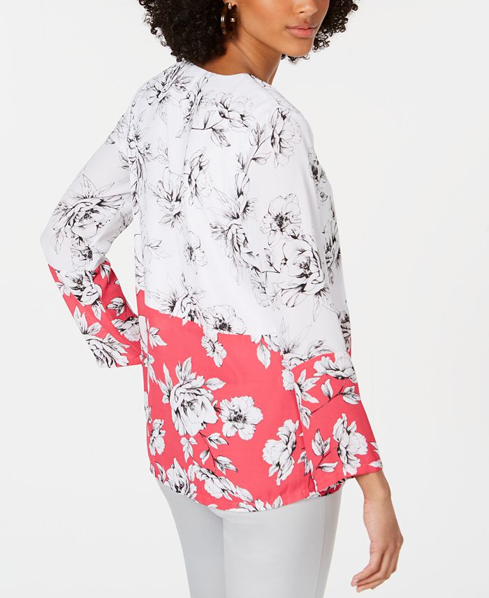 macy's alfani petite tops