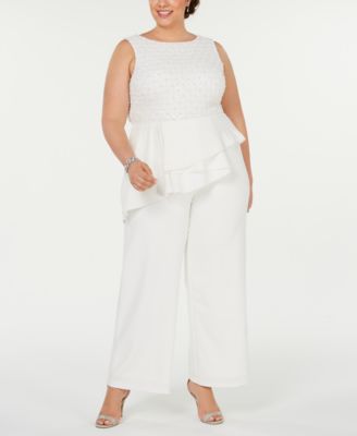 plus size beaded jumpsuit