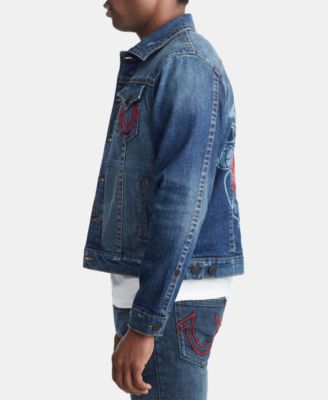 True Religion Men's Branded Logo Jacket