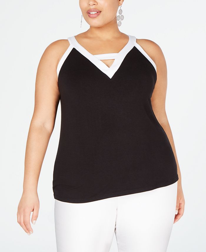 #71 Inc International Concepts Tank Top Black | c. 184 | Size 10/12