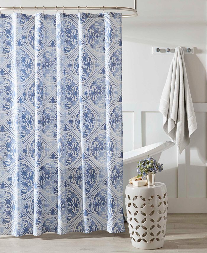 Laura Ashley Mila Shower Curtain, 72" x 72" Macy's