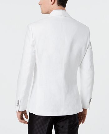 Tallia Men's Slim-Fit Embroidered Linen Sport Coat - Macy's